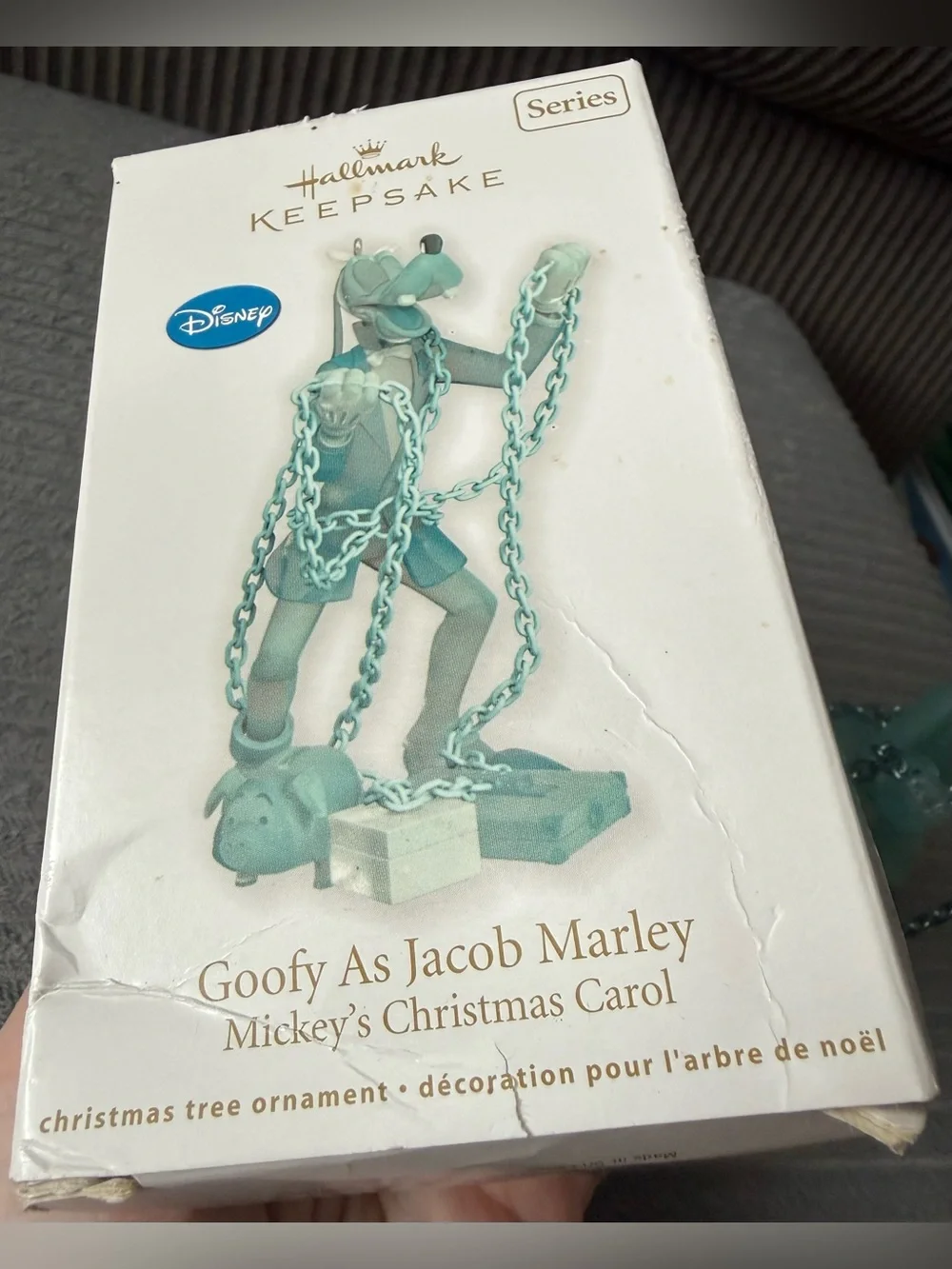 Goofy as Jacob Marley Christmas Ornament, Box included, Hallmark & Disney ©2011